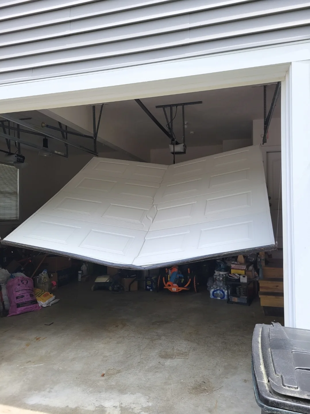 Off-track garage door repair in Westminster