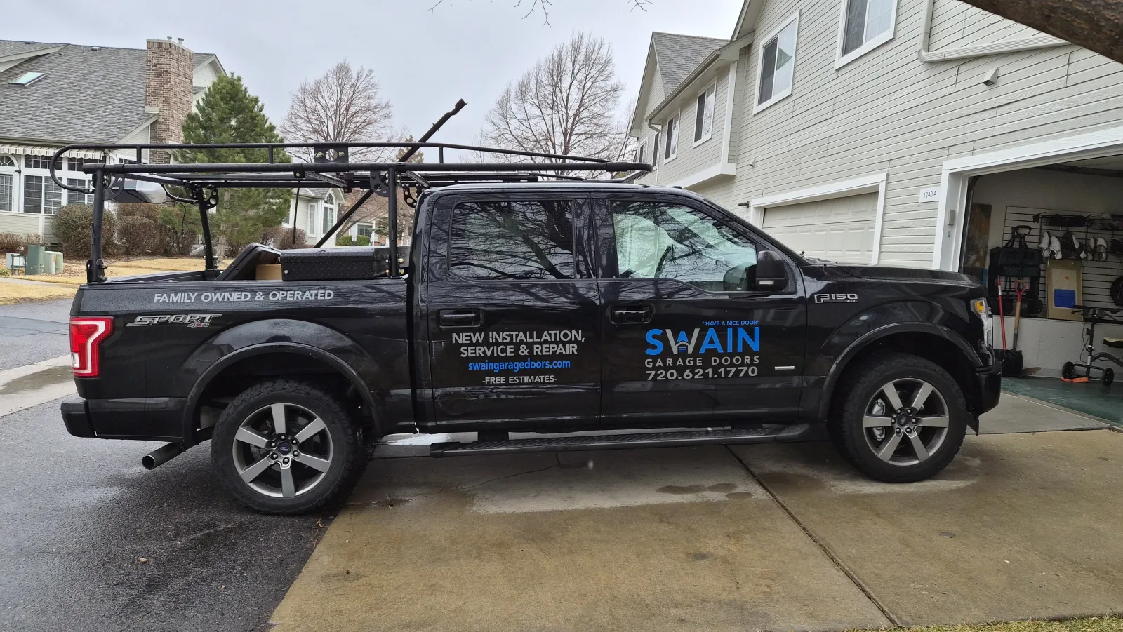 Garage door repair service in Denver metro