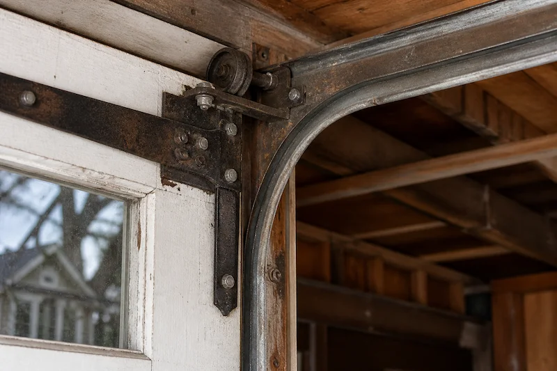 Historic home garage door hardware in Arvada CO